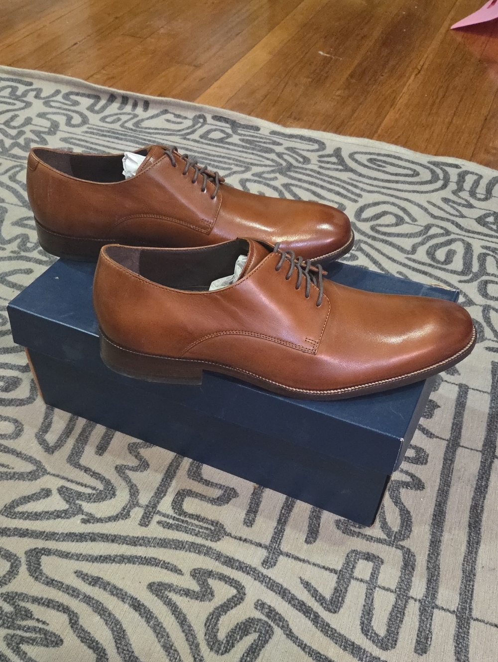 NEW Cole HAAN BROWN LEATHER DRESS SHOES size 11